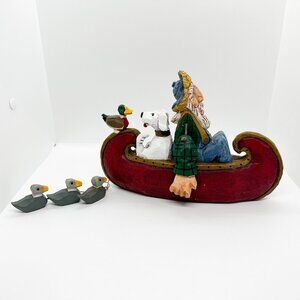 David Frykman Fisherman Boat Dog Ducks Hunt Hunter Cottagecore Hunting *FLAW